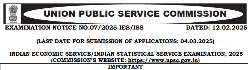 UPSC IES / ISS DAF Recruitment 2025 Apply Online for 47 Post